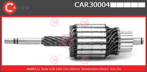 Якорь, стартер CASCO CAR30004PS