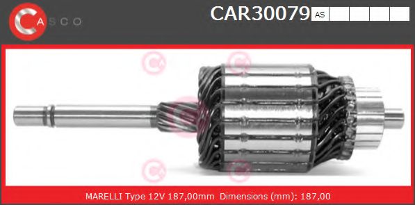 Якорь, стартер CASCO CAR30079AS