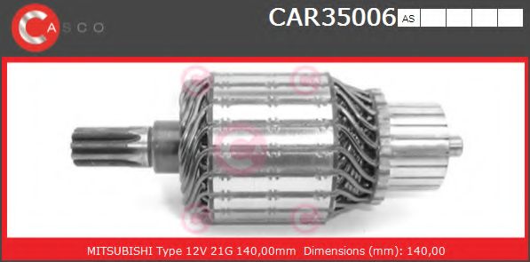 Якорь, стартер CASCO CAR35006AS