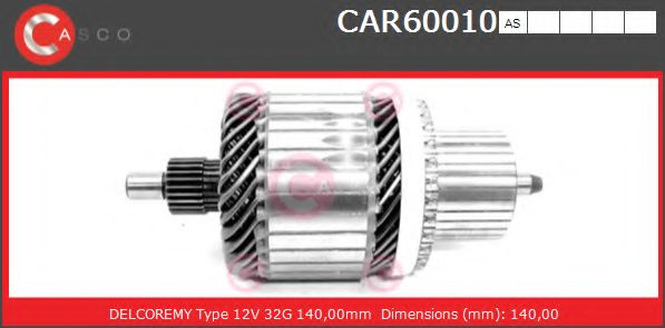 Якорь, стартер CASCO CAR60010AS