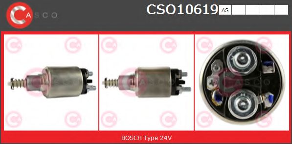 Тяговое реле, стартер CASCO CSO10619AS