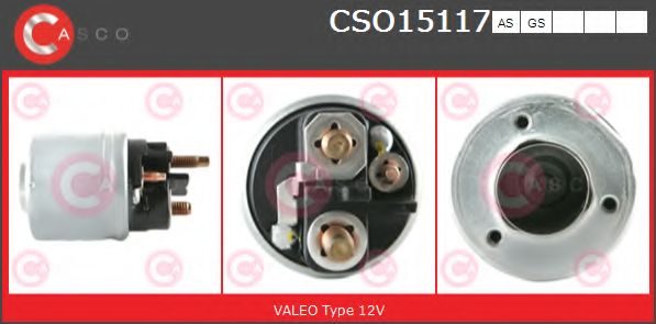 Тяговое реле, стартер CASCO CSO15117AS