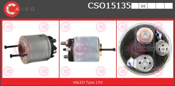 Тяговое реле, стартер CASCO CSO15135GS