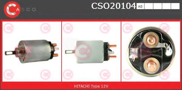 Тяговое реле, стартер CASCO CSO20104AS