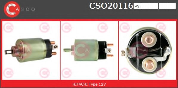 Тяговое реле, стартер CASCO CSO20116AS