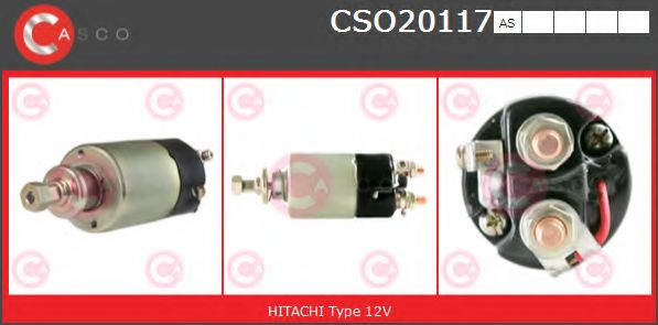 Тяговое реле, стартер CASCO CSO20117AS