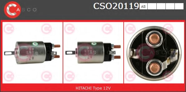 Тяговое реле, стартер CASCO CSO20119AS