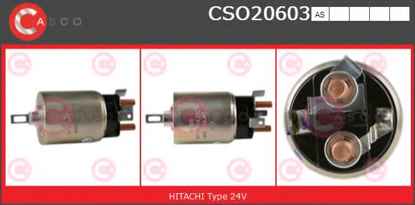 Тяговое реле, стартер CASCO CSO20603AS