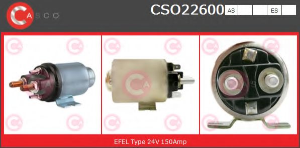 Тяговое реле, стартер CASCO CSO22600AS