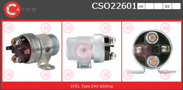 Тяговое реле, стартер CASCO CSO22601AS