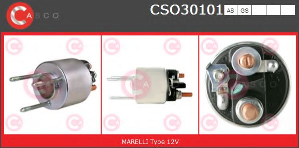 Тяговое реле, стартер CASCO CSO30101AS