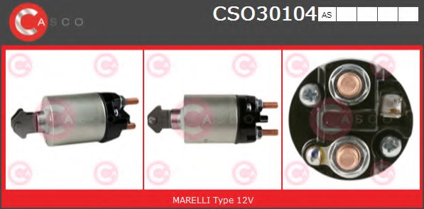 Тяговое реле, стартер CASCO CSO30104AS