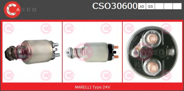 Тяговое реле, стартер CASCO CSO30600AS