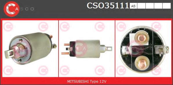 Тяговое реле, стартер CASCO CSO35111AS