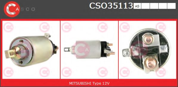 Тяговое реле, стартер CASCO CSO35113AS