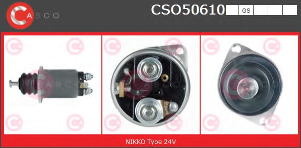 Тяговое реле, стартер CASCO CSO50610GS