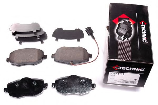 Комплект тормозных колодок, дисковый тормоз PROTECHNIC PRP1119