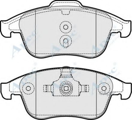 Комплект тормозных колодок, дисковый тормоз APEC braking PAD1898