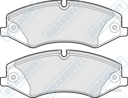Комплект тормозных колодок, дисковый тормоз APEC braking PD3264