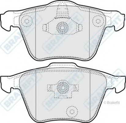 Комплект тормозных колодок, дисковый тормоз APEC braking PD3188