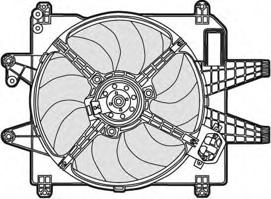 Вентилятор, охлаждение двигателя CTR 1209593