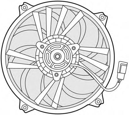 Вентилятор, охлаждение двигателя CTR 1209643