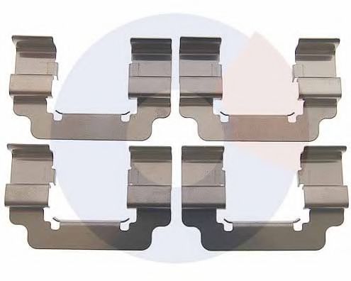 Комплектующие, колодки дискового тормоза CARRAB BRAKE PARTS 2508