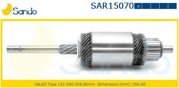 Якорь, стартер VALEO 95034