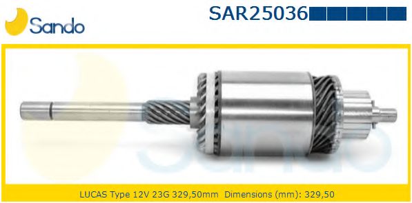Якорь, стартер HC-Cargo 131656