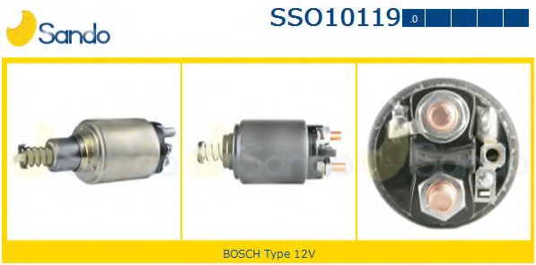 Тяговое реле, стартер SANDO SSO10119.0