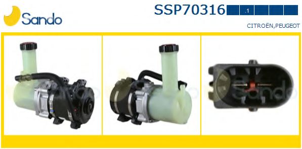 Гидравлический насос, рулевое управление SANDO SSP70316.1