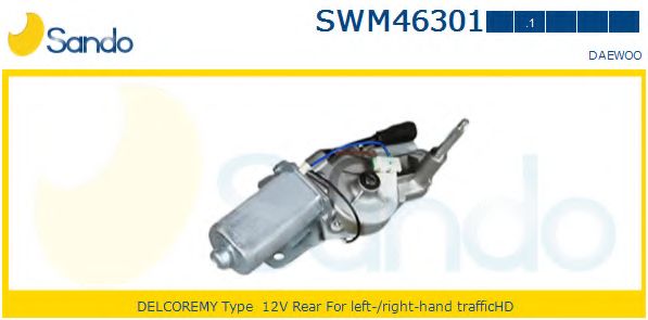 Двигатель стеклоочистителя SANDO SWM46301.1