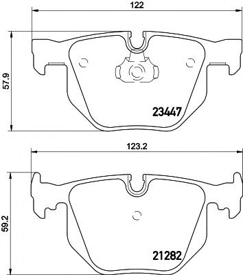 Комплект тормозных колодок, дисковый тормоз HELLA PAGID 8DB 355 009-331