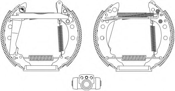 Комплект тормозных колодок HELLA PAGID 8DB 355 003-721