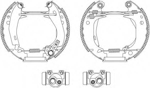 Комплект тормозных колодок HELLA PAGID 8DB 355 003-661