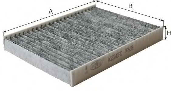 Фильтр, воздух во внутренном пространстве GOODWILL AG 324 CFC