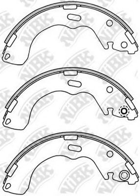 Комплект тормозных колодок NiBK FN3399