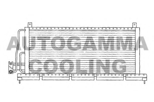 Конденсатор, кондиционер AUTOGAMMA 101708