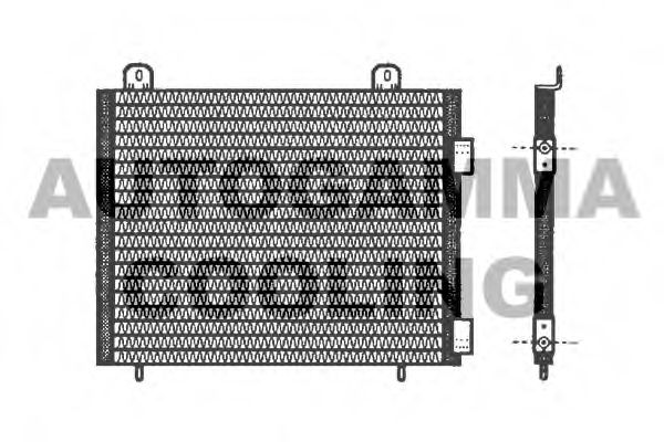 Конденсатор, кондиционер AUTOGAMMA 102773
