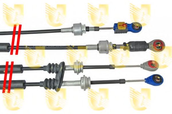 Трос, ступенчатая коробка передач UNIGOM 492040