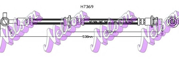 Тормозной шланг Brovex-Nelson H7369