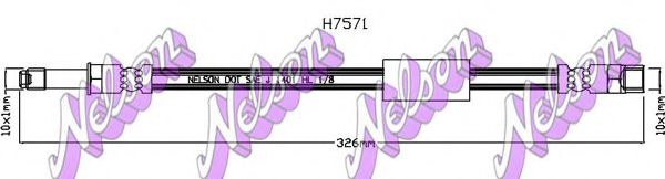 Тормозной шланг Brovex-Nelson H7571
