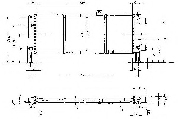 Радиатор, охлаждение двигателя 4SEASONS 121005
