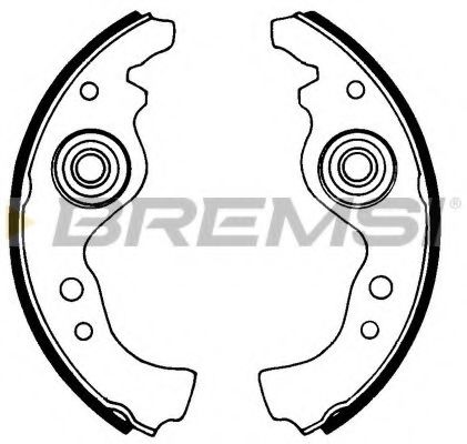 Комплект тормозных колодок RAICAM 2437