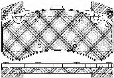 Комплект тормозных колодок, дисковый тормоз BSF 20007