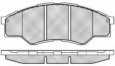 Комплект тормозных колодок, дисковый тормоз BSF 20101