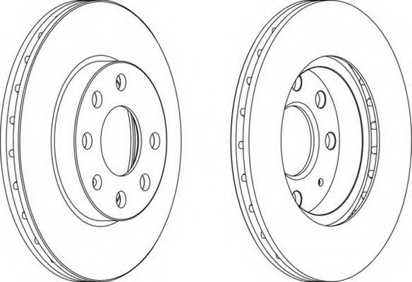 Тормозной диск FERODO DDF1130-1