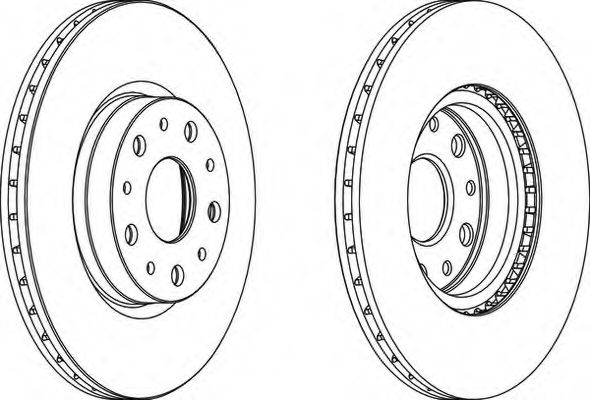 Тормозной диск FERODO DDF1168-1