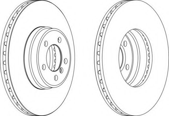 Тормозной диск FERODO DDF1411-1