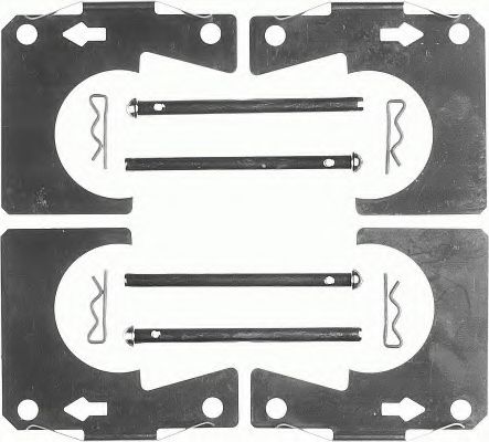 Комплектующие, колодки дискового тормоза OJD (QUICK BRAKE) 914